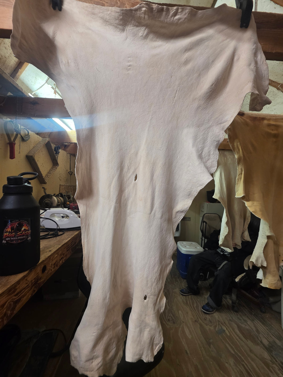 White hide 43x36